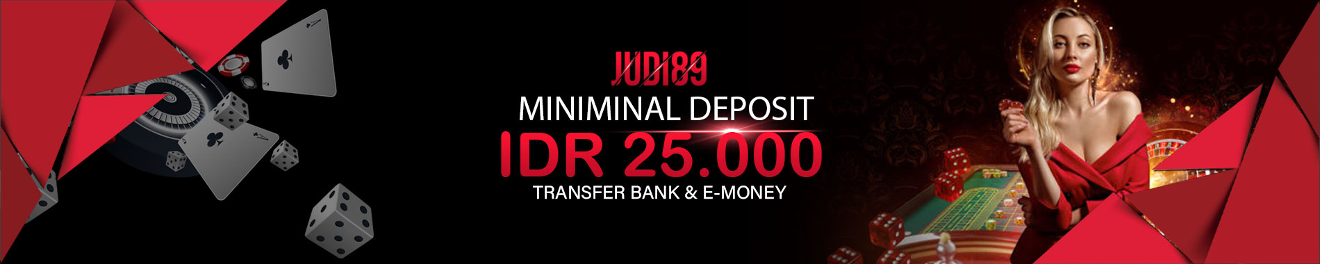 minimal deposit judi89